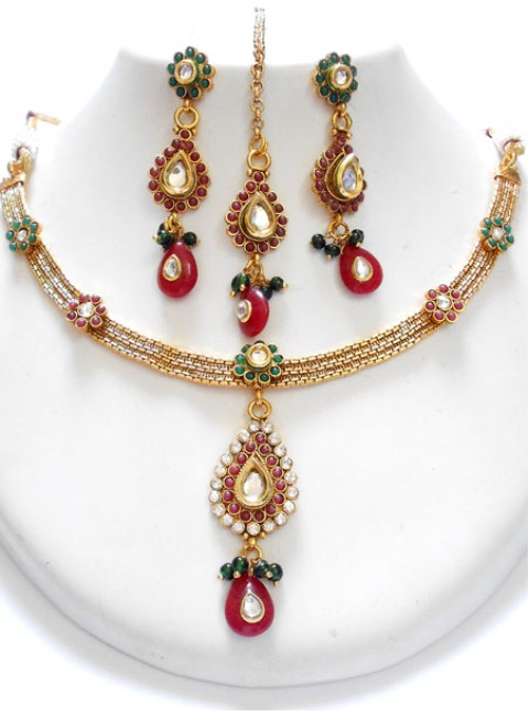 Polki Necklace Set
